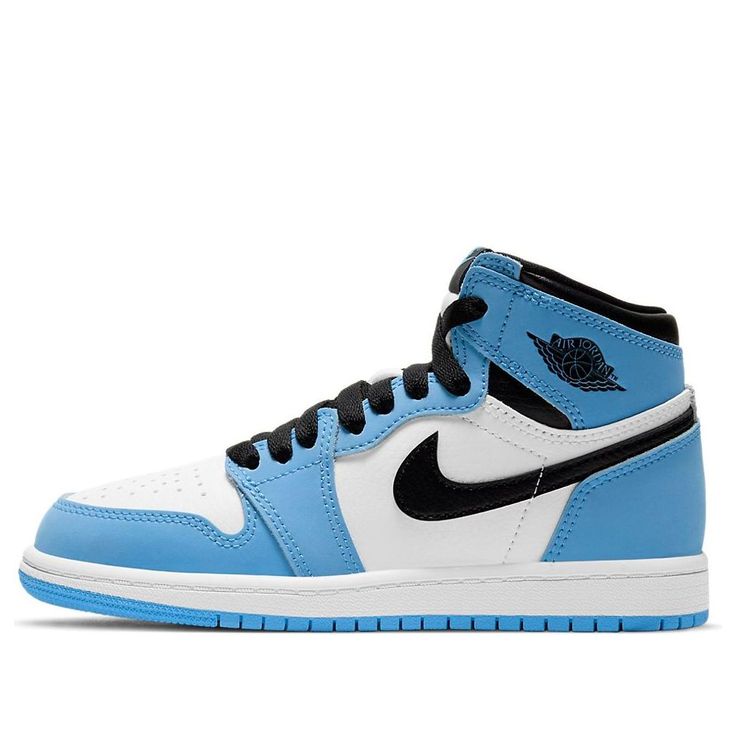 (PS) Air Jordan 1 Retro High OG 'University Blue' AQ2664-134 Retro Basketball Shoes  -  KICKS CREW Light Blue High-top Sneakers For Sports With Round Toe, Light Blue High-top Sneakers For Light Sports, Light Blue High-top Sneakers For Sports, Light Blue High-top Running Sneakers, High-top Light Blue Sneakers For Running, Light Blue High-top Sneakers For Running, Light Blue Breathable Sneakers For Streetwear, Breathable Light Blue Sneakers For Streetwear, Light Blue Jordan Sports Shoes With Round Toe