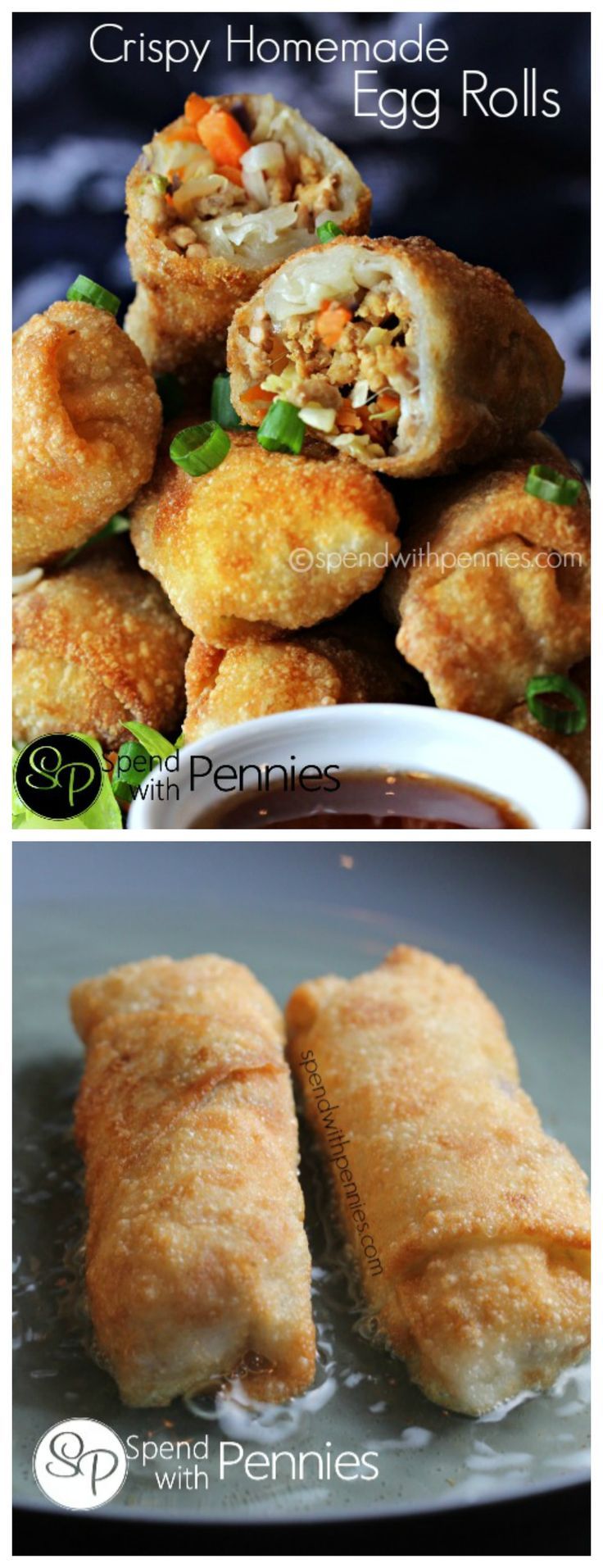 crispy homemade egg rolls recipe