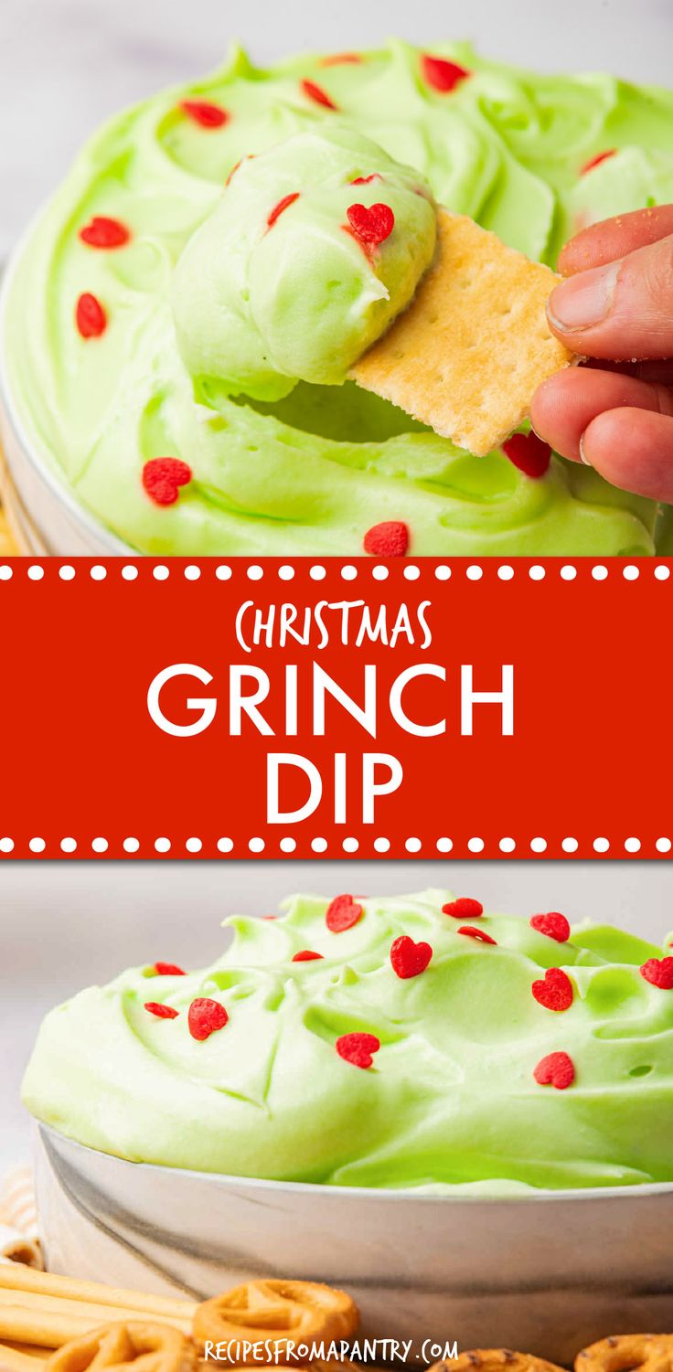 this christmas grin dip is so easy to make