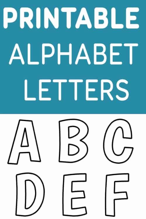 the printable alphabet letters and numbers are shown in two different colors, one is blue