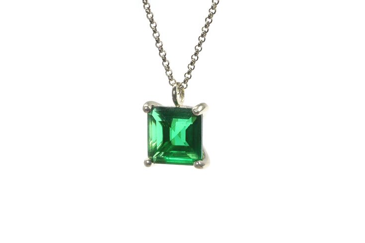 A simple yet truly attractive yellow gold necklace, custom-made to flaunt a vibrant Emerald pendant. This square gem Emerald jewelry necklace will be a dainty addition to your style. A gorgeous jewelry gift for women, especially for May-born ladies. Adorable jewelry necklace. Can be styled with other necklaces. Handmade with high quality materials. Customizable to other necklace finish. Comes in a branded box. Product specifications Jewelry Information Metal stamp 14K Metal Gold Filled Gem Type Classic Square Pendant Jewelry As Gift, Classic Square Pendant Jewelry Gift, Formal Sterling Silver Necklace With Square Pendant, Modern Jewelry With Rectangular May Birthstone, Princess Cut Solitaire Necklace Fine Jewelry Gift, Princess Cut Solitaire Necklace Fine Jewelry, Princess Cut Solitaire Necklace For Gift, Princess Cut Solitaire Necklace As Gift, Modern Rectangular May Birthstone Jewelry