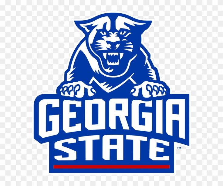 the logo for the university of georgia state football team, hd png transparent background