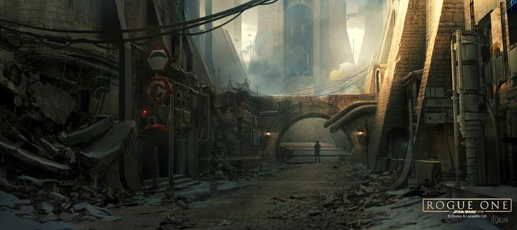 Images: New Rogue One: A Star Wars Story Location Concept Art Released. spoiler free star wars and science fiction news from the movie sleuth. Jedha Star Wars, Jedha City, Star Wars Miniatures, Rogue One Star Wars, Edge Of The Empire, Sci Fi Architecture, Star Wars Rogue One, Star Wars Characters Pictures, Star Wars Concept Art