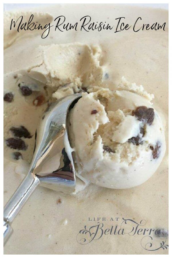 a scoop of ice cream sitting on top of a table