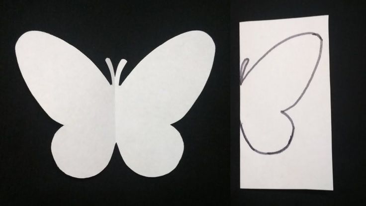 the paper butterfly is cut out and ready to be put into the crafting project