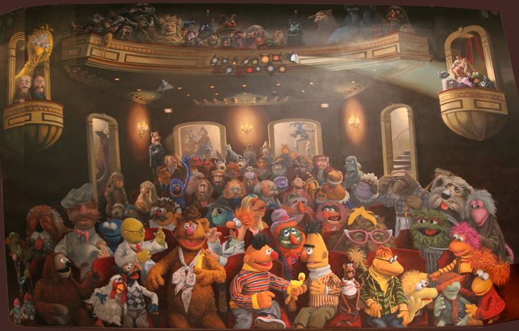 the muppets are all dressed up and ready for their next performance in the show