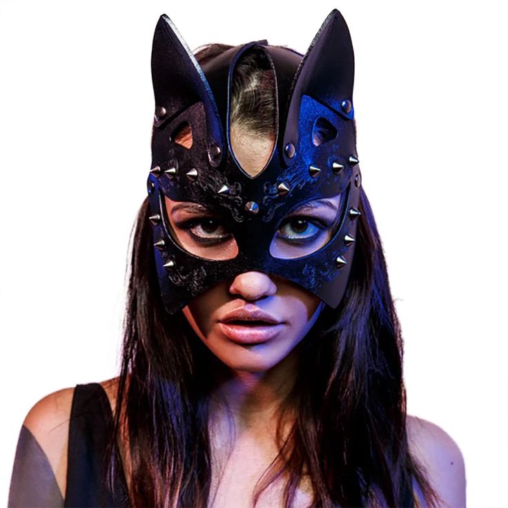 PRICES MAY VARY. LEATHER MASKS: The cute bunny mask, leather cat mask, mouse mask are fashion and unique, makes you outstanding in normal mask. The design allows the mask to have a beautiful three-dimensional, creating a stunning face modeling. QUALITY LEATHER: The catwomen mask is made by high quality soft PU leather, which is natural harmless to body and non-toxic, comfortable to wear. We provide over 30 styles for choice. EXQUISITE WORKMANSHIP: The half-faced cat and ear design gives you a se Catwoman Mask, Leather Masks, Rabbit Mask, Halloween Rave, Easter Costume, Bunny Mask, Cat Rabbit, Party Mask, Mask Masquerade