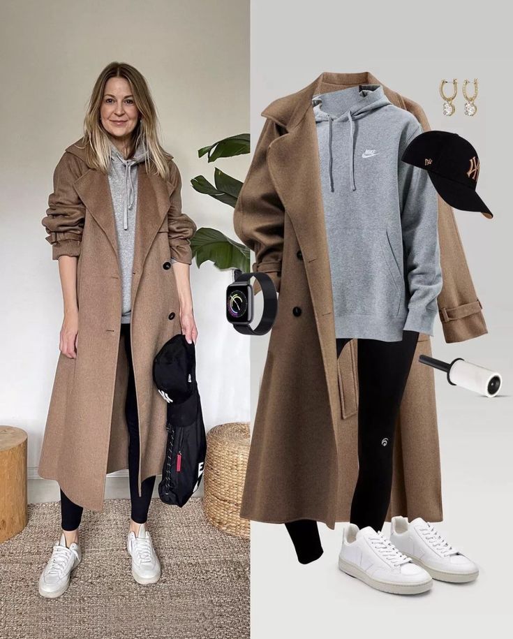 Casual Weekend Outfits For Women Winter, Chic London Outfits, Trip Outfit Ideas Winter, Beige Coat Outfit Casual, Beige Wool Coat Outfits, Casual Winter Outfits For Women Cold Weather, Winter Stylish Outfits, Winter Fashion 2020, 2023 Winter Outfits