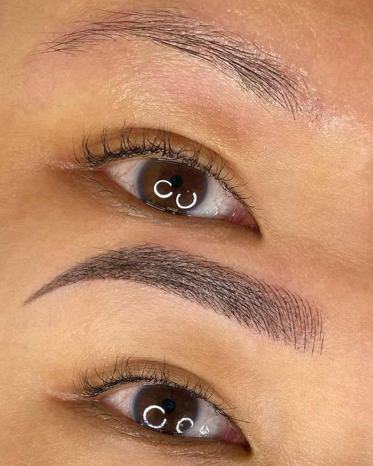 Cosmetic Tattoo Eyebrows, Permanent Eyebrow Tattoo, Daily Eye Makeup, Grow Eyebrows Thicker, Eyebrow Before And After, Eyebrow Shading, Permanent Makeup Eyeliner, Sparse Eyebrows, Eyelash Enhancer