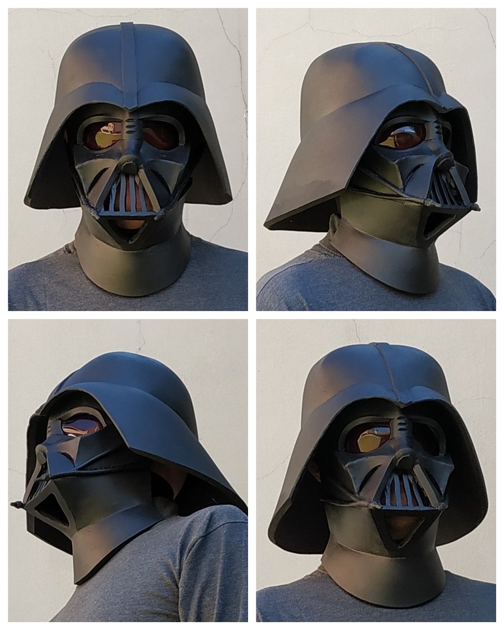 Darth Vader foam helmet https://etsy.me/2VHcKQS Foam build video: https ...