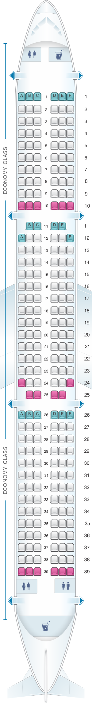 Seat Map Wizz Air Airbus A321 | Airline seats, Vietnam airlines ...