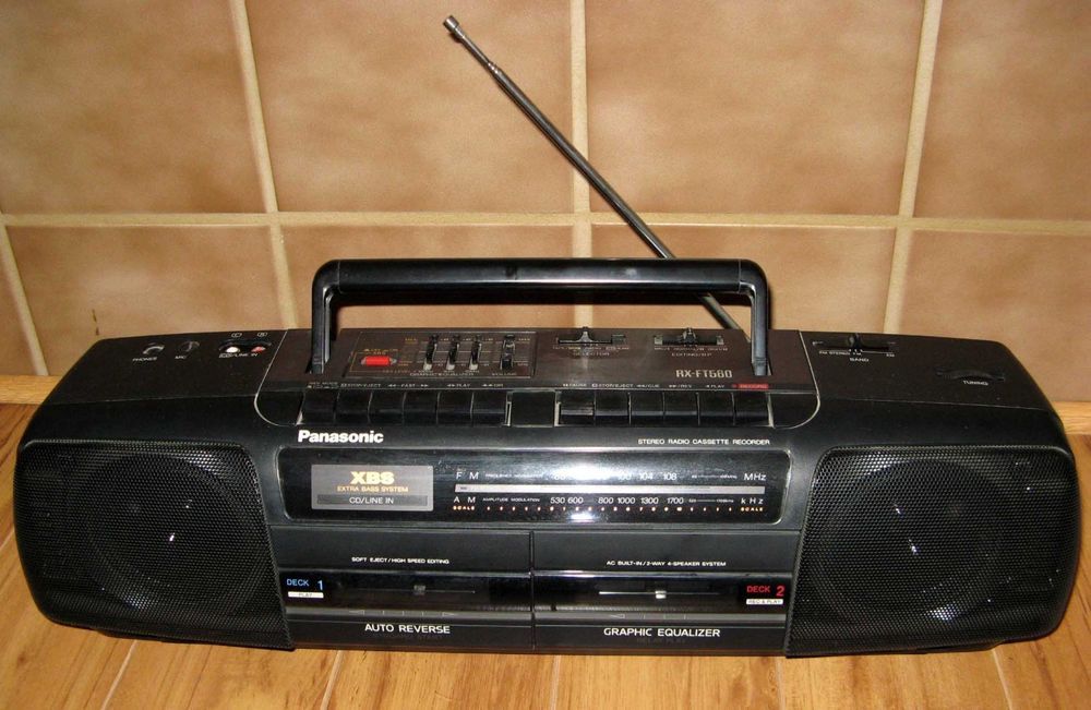 Panasonic Boombox Ghettoblaster Rx Radio Cassette Tape Recorder | My ...