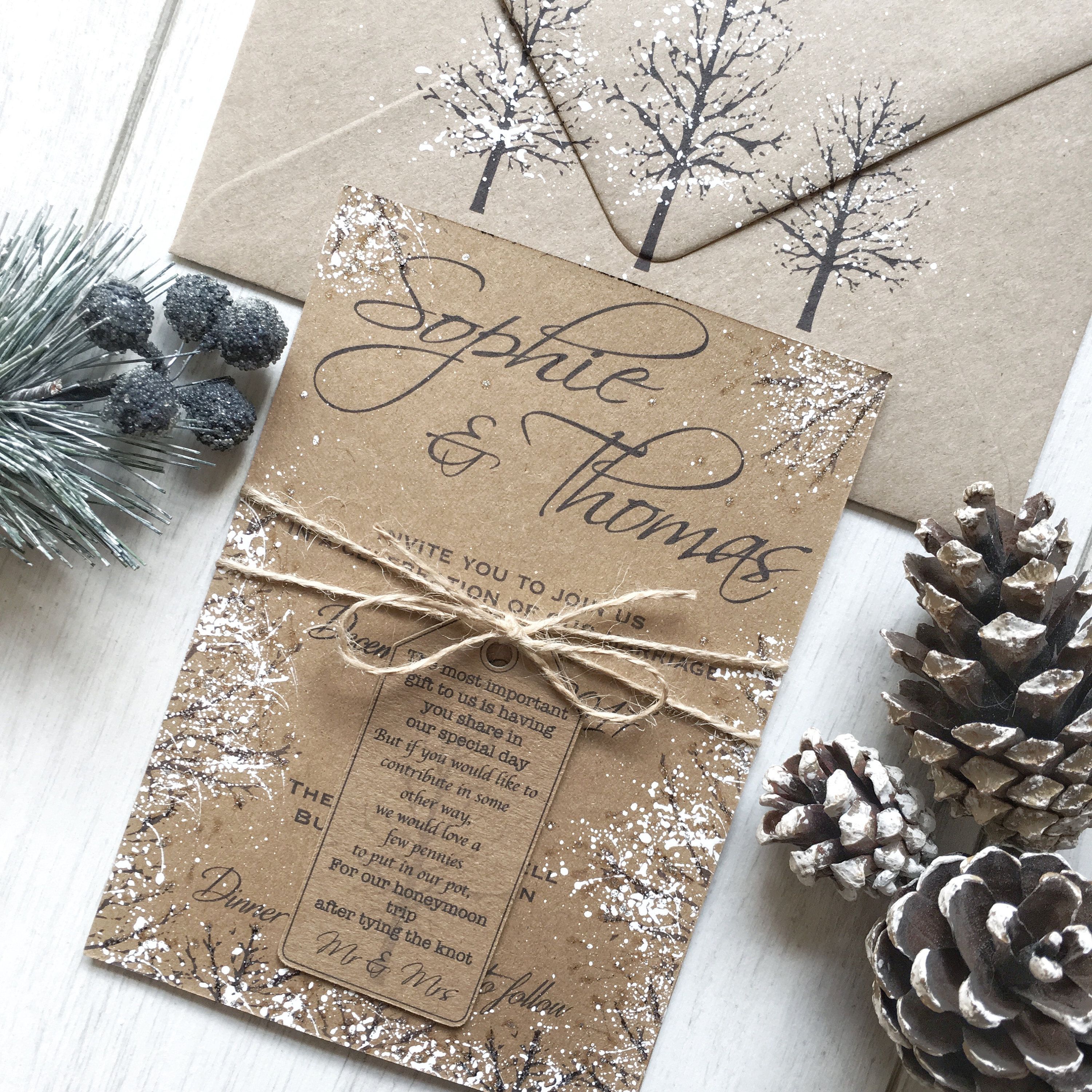 16+ Christmas wedding invitations etsy information