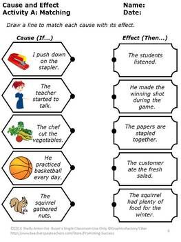 Teach child how to read: 1st Grade Science Cause And Effect Worksheets