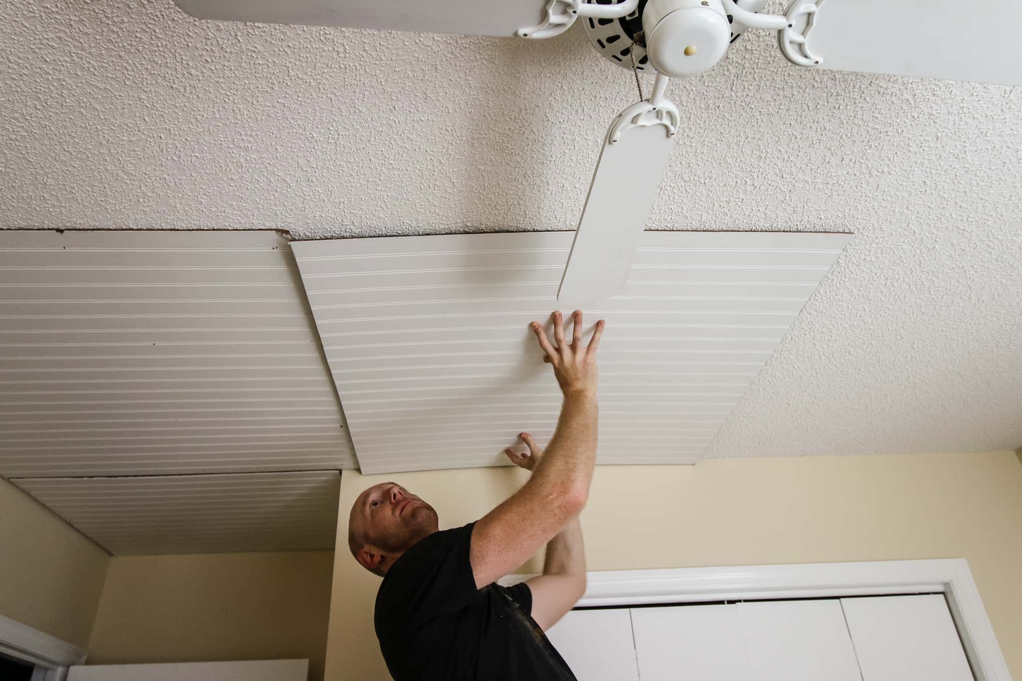 Beadboard ceiling panels everything you need to know! in 2020 Coffered ceiling, Diy ceiling