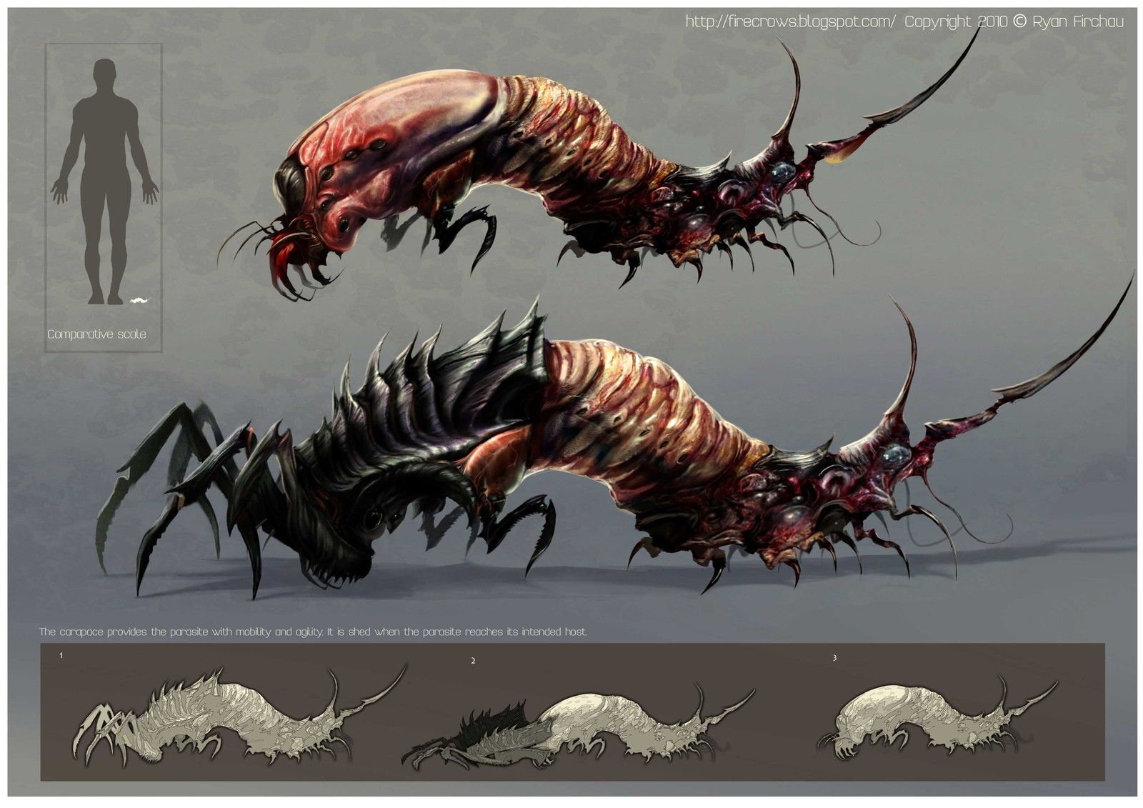 Parasite design, Ryan Firchau on ArtStation at https://www.artstation ...