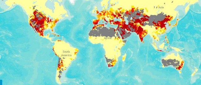 Photos: These 4 Maps Give a Unique Look Into Global Challenges | Water ...