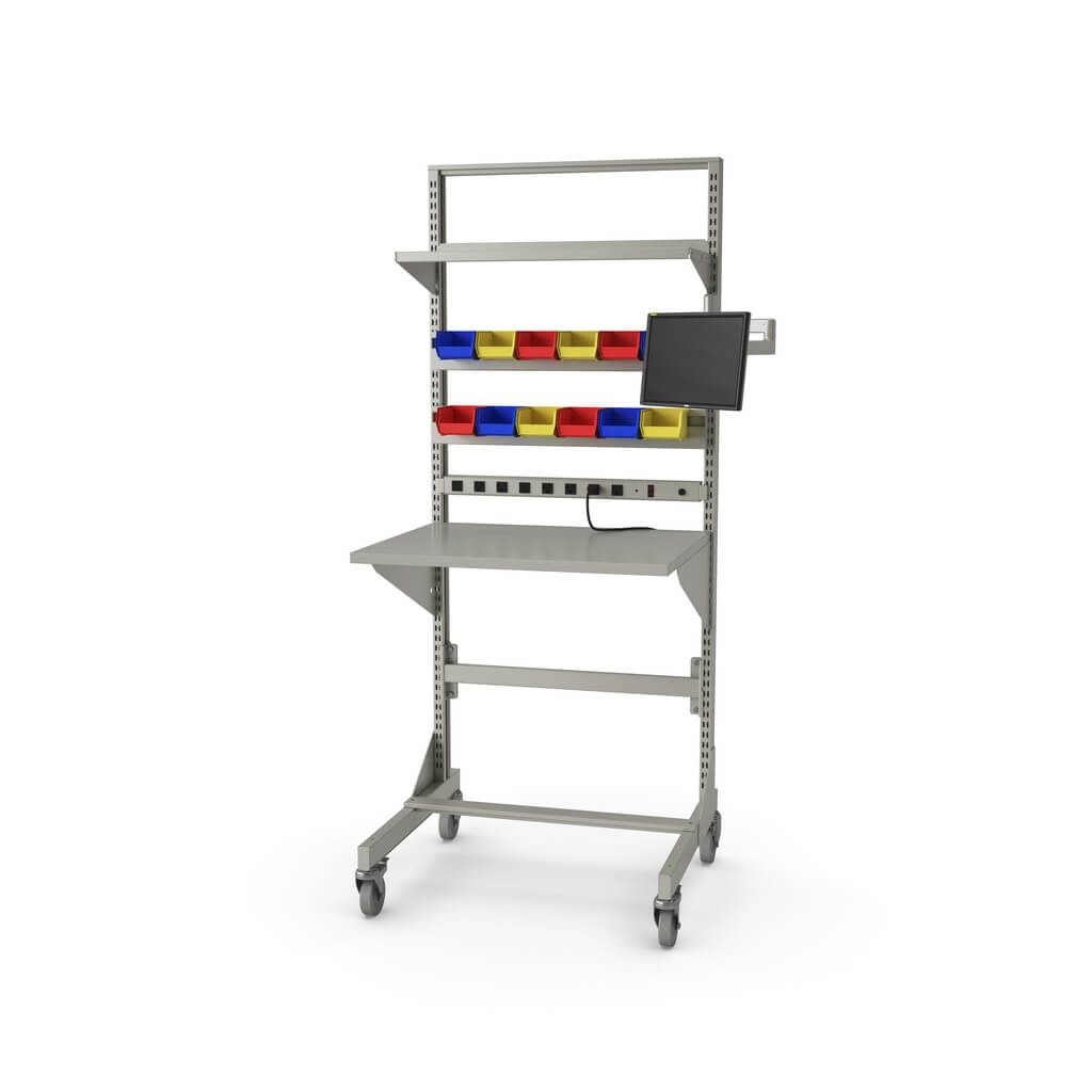 Inspector Stand Up Workbench | Industrial workbench, Workbench, Shop stool