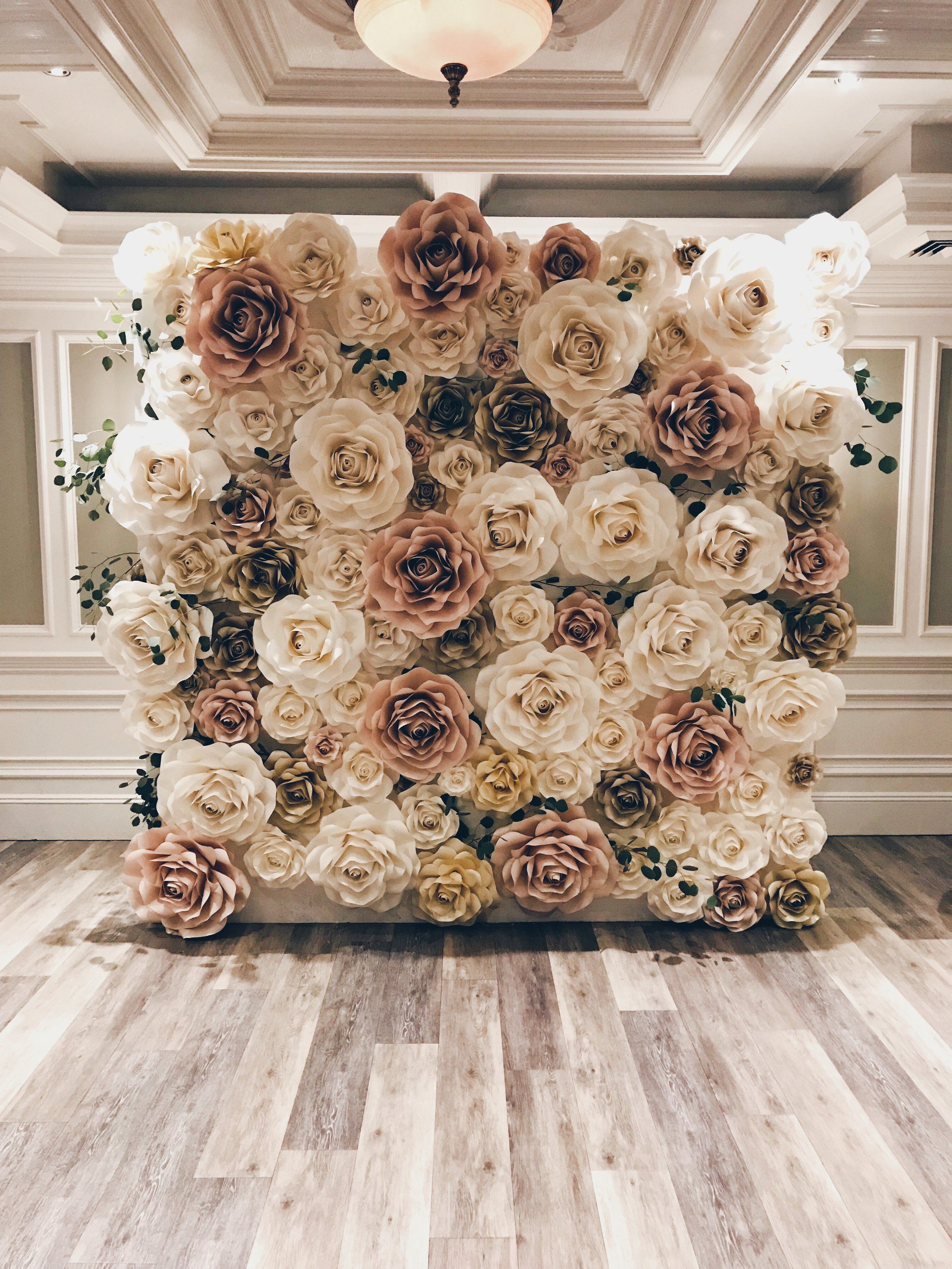 Pin on Paper flower walls galore