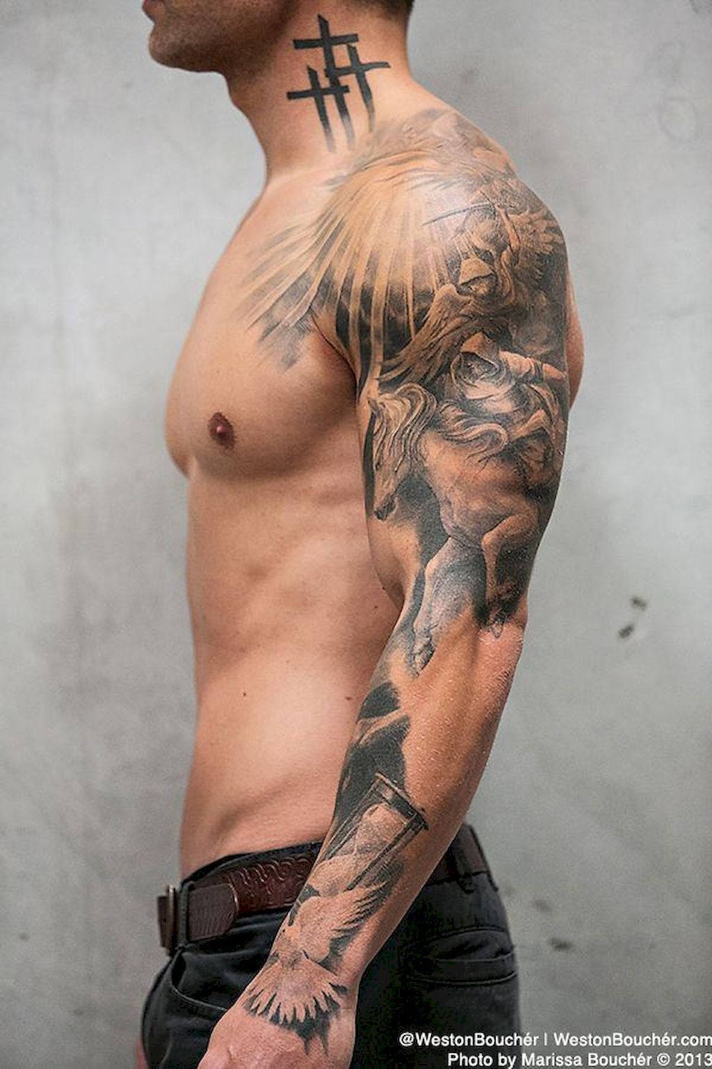 Gorgeous 34 Amazing Sleeve Tattoos Ideas for Guys that Look Masculine