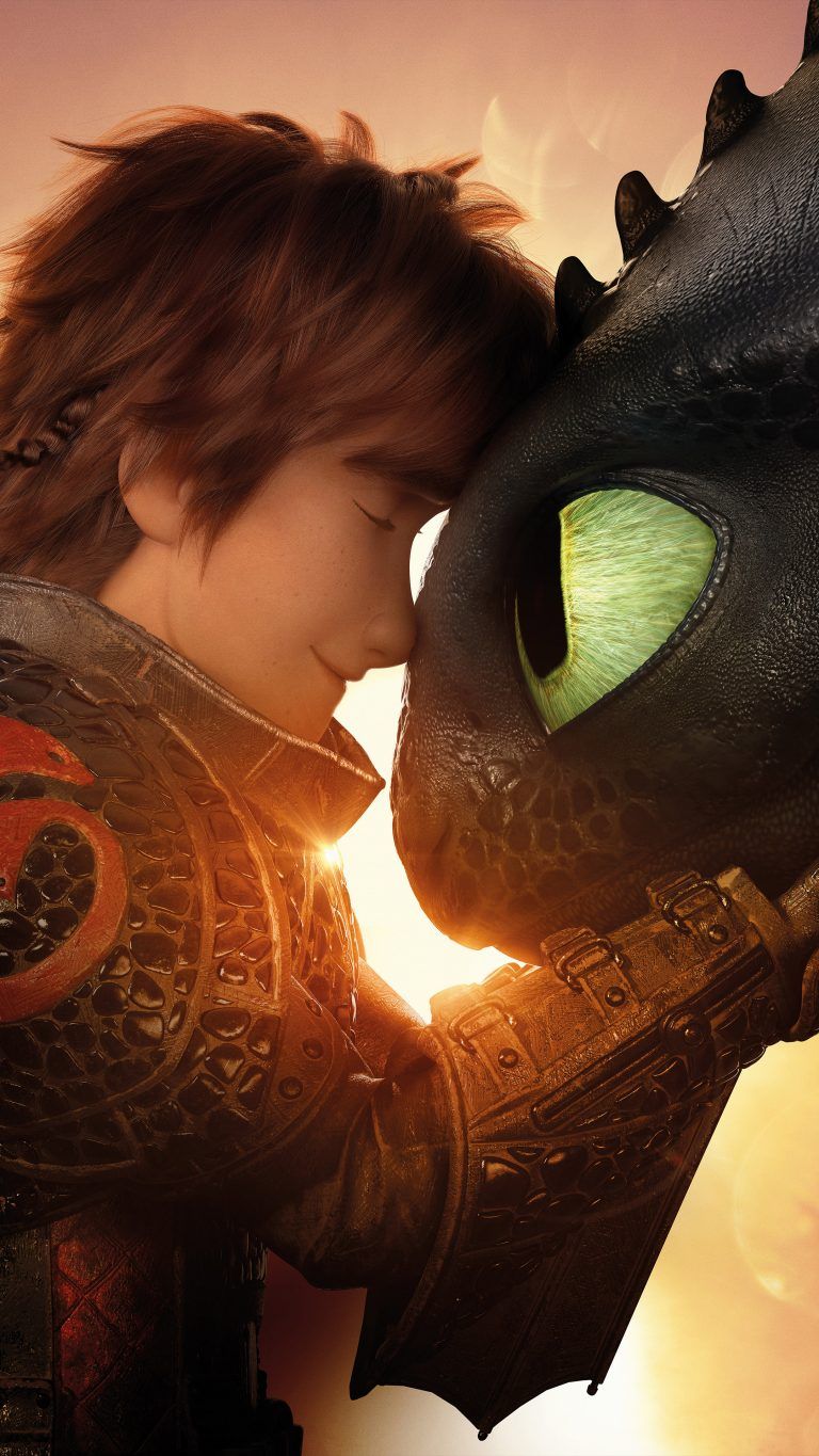 Hiccup Night Fury Toothless How To Train Your Dragon 3 4K Ultra HD ...