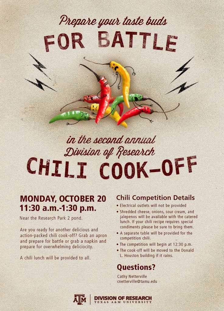 Chili Cook Off Flyer Template Free