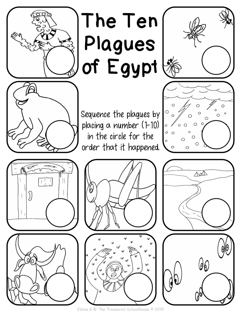 10 Plagues Of Egypt Free Printables