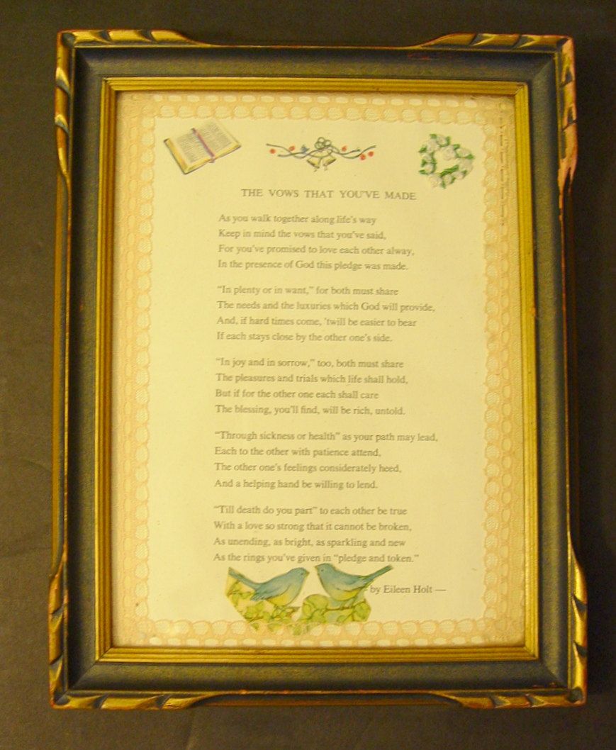 47+ Framed wedding vows canada info