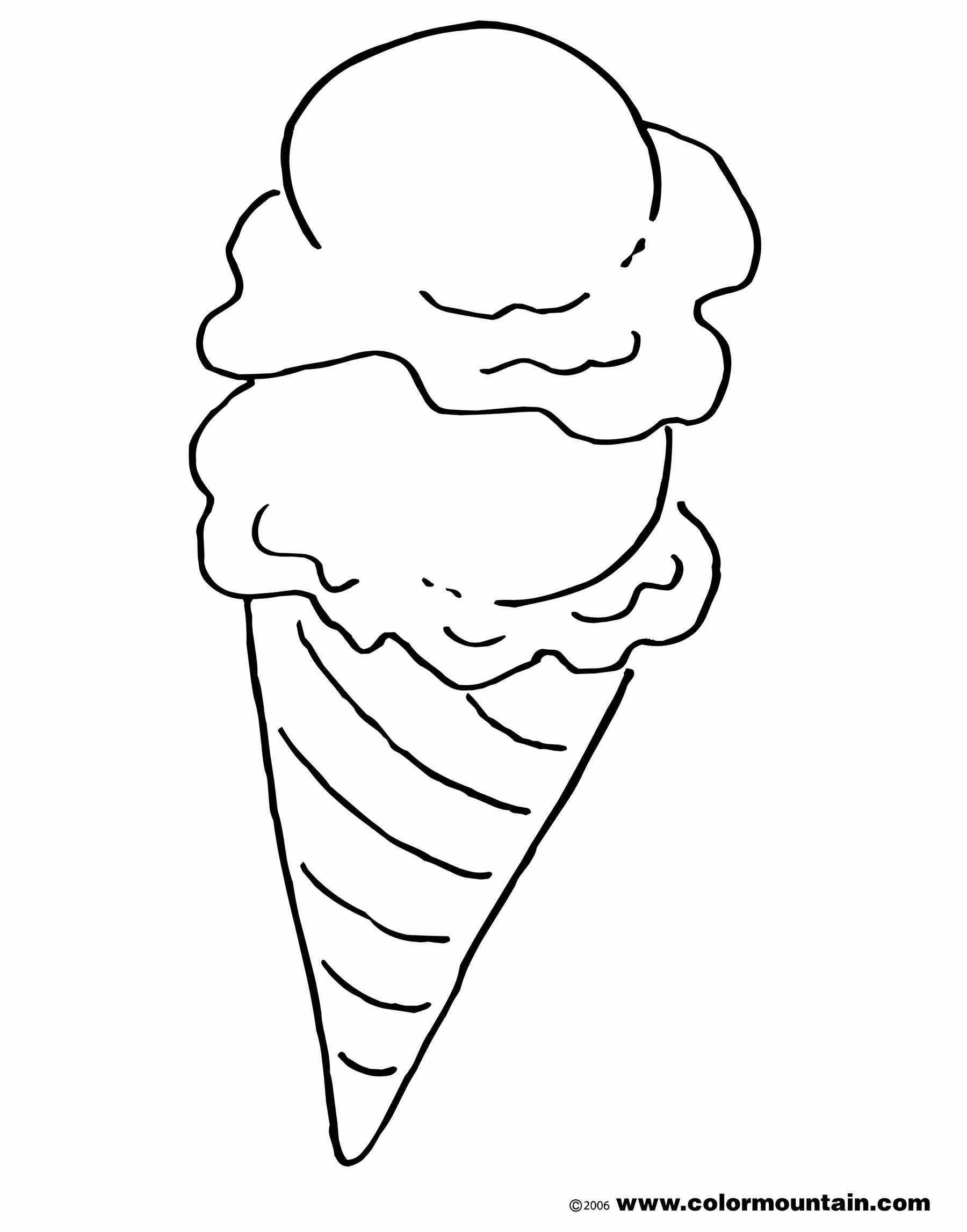 ice cream cone coloring pictures | Ice cream coloring pages, Coloring ...