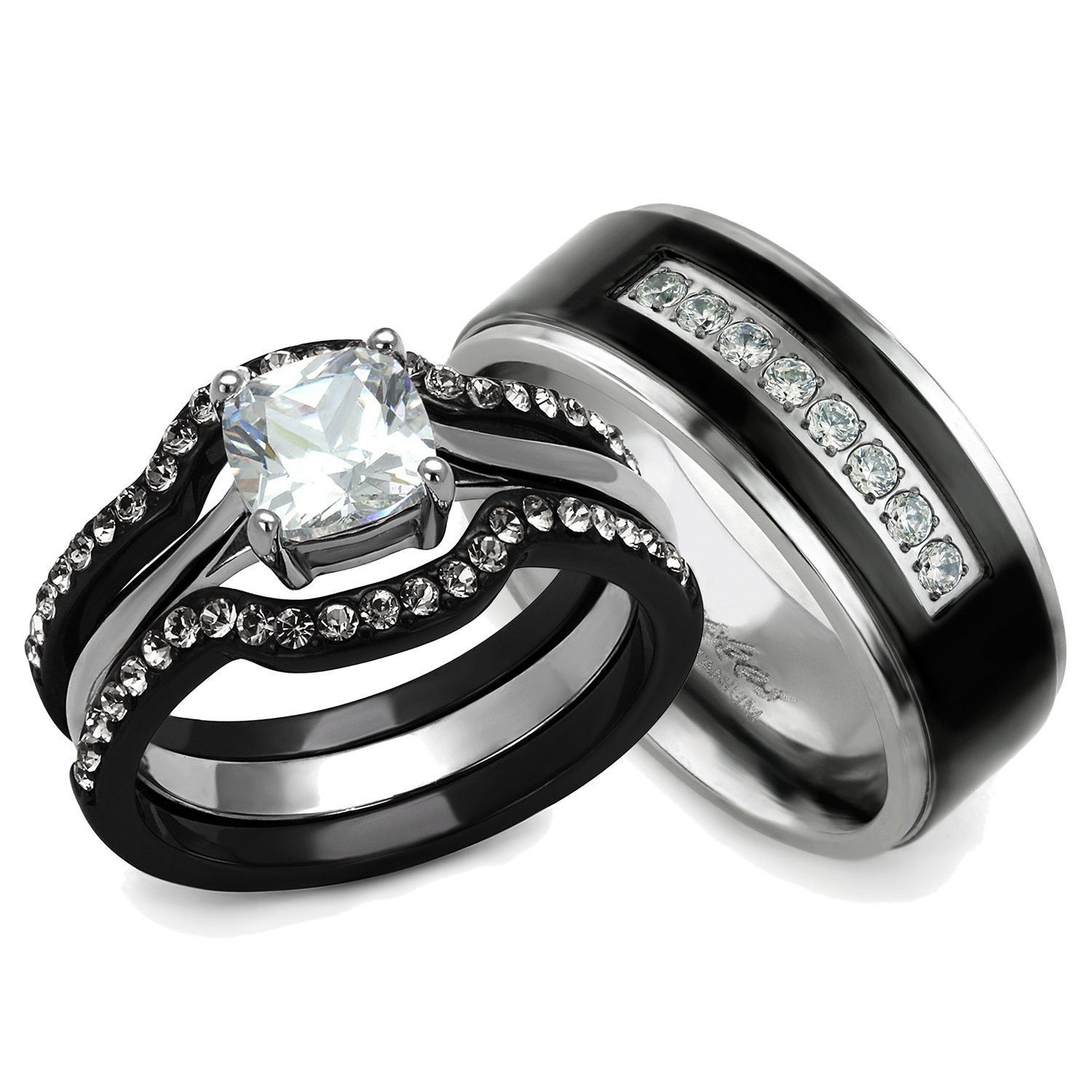 18++ Black wedding rings his and hers ideas in 2021 