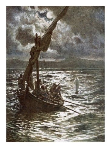 Jesus Walking Upon the Sea Giclee Print by William Brassey Hole at ...