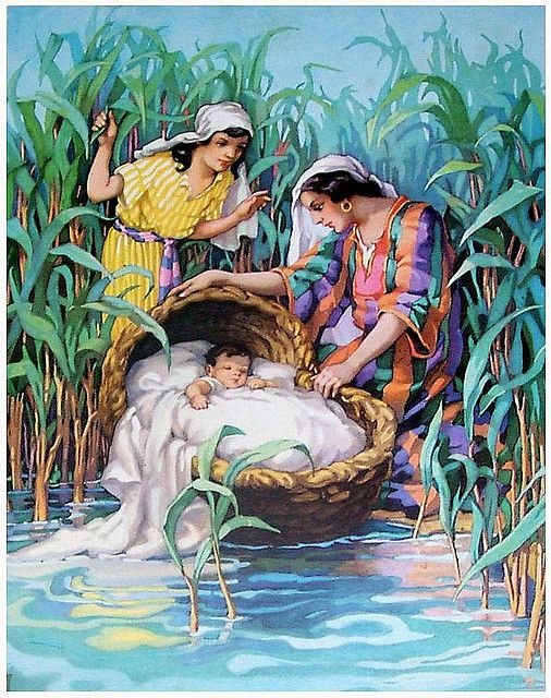 Discovering Moses in Bulrushes