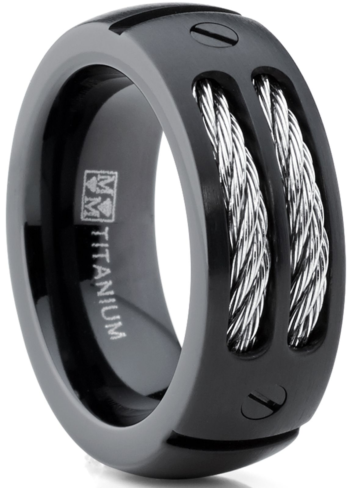 41+ Black stainless steel mens wedding bands ideas in 2021 