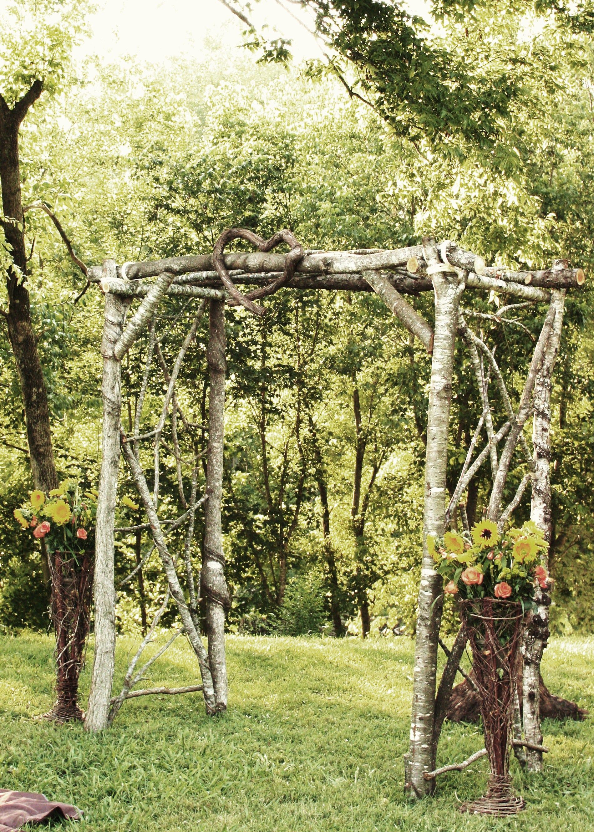 24+ Diy wedding arbor wood ideas