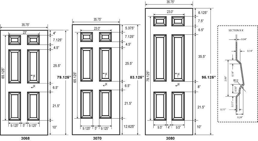 Luxury 35 of 6 Panel Interior Door Sizes | double-ly-extincition