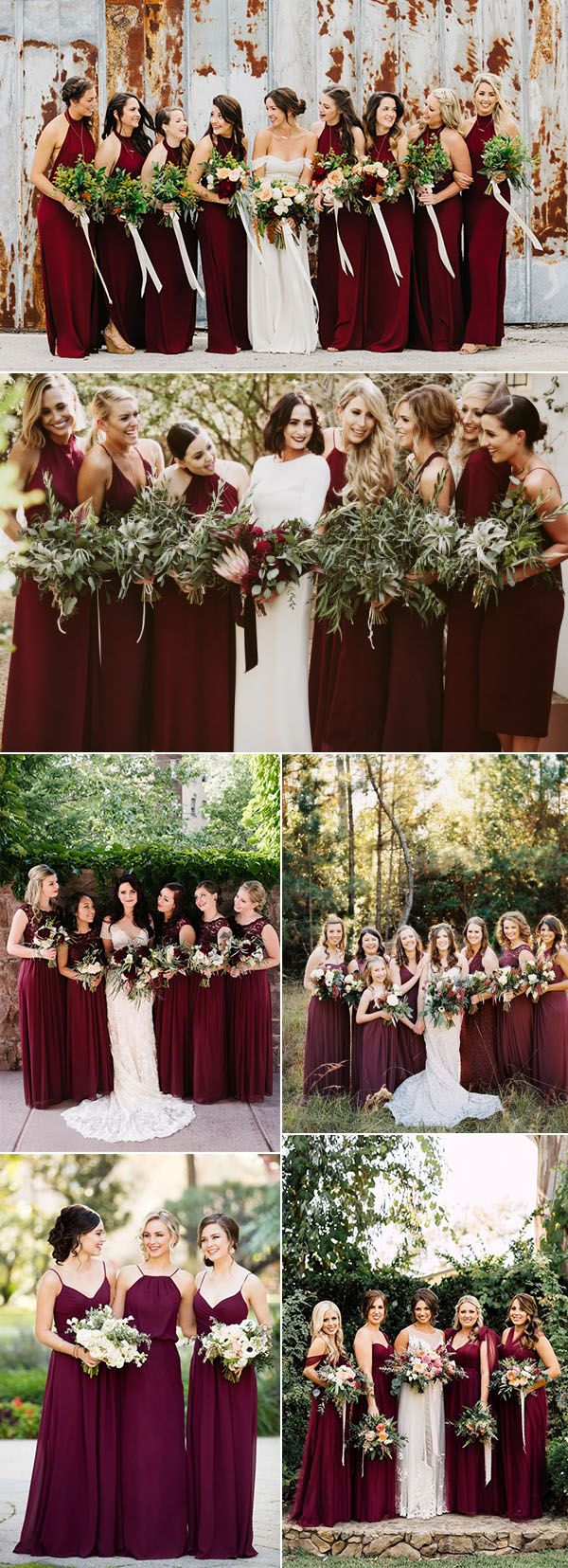 18+ Fall color themed wedding dresses ideas