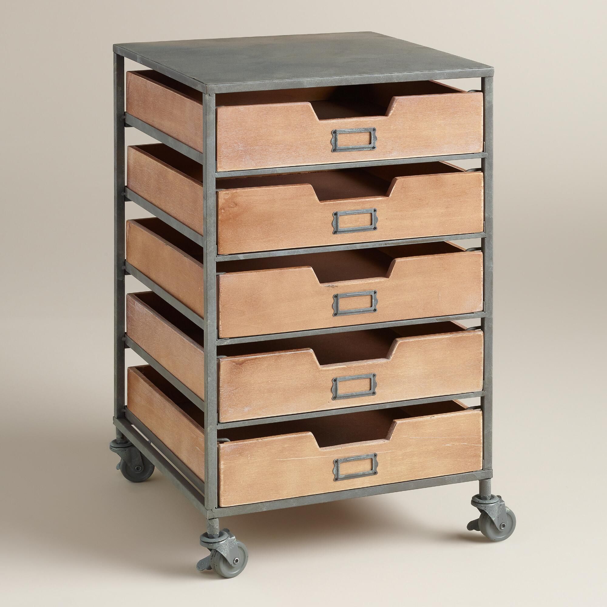 Drawer Cart Wood