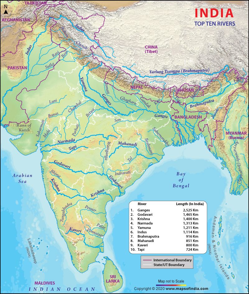 Indian river map – Artofit