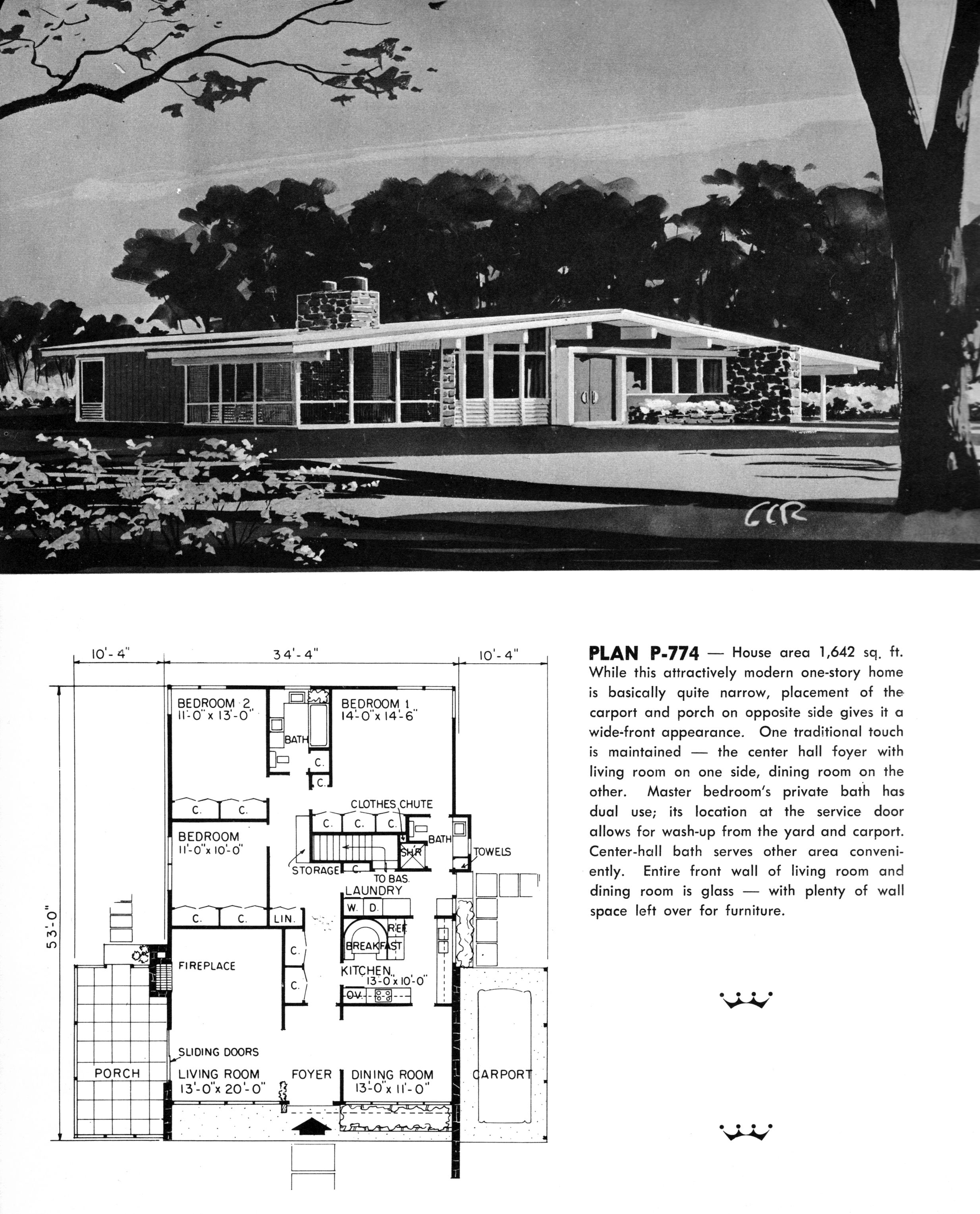 Mid Century Modern house, architectural plans Mid century modern house plans, Mid century