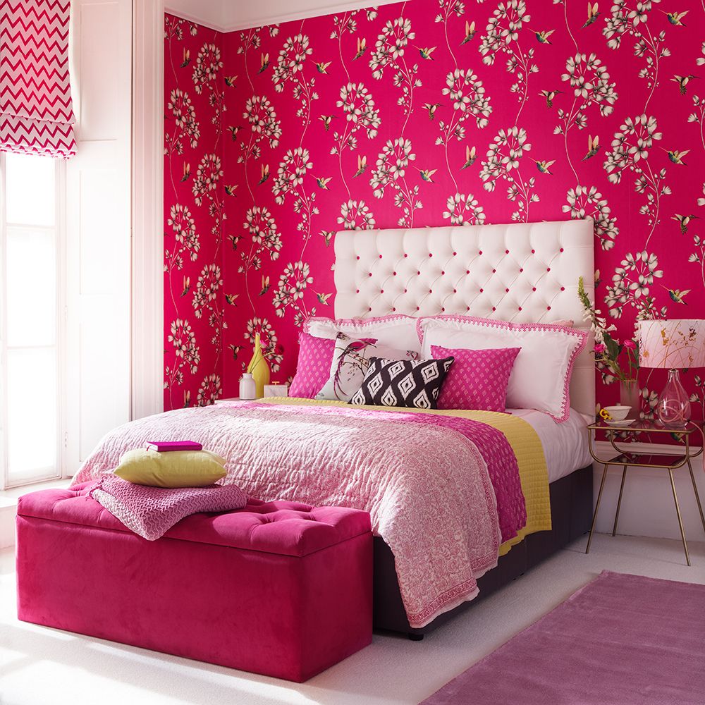 Wallpaper Pink bedroom decor, Hot pink bedrooms, Pink bedrooms