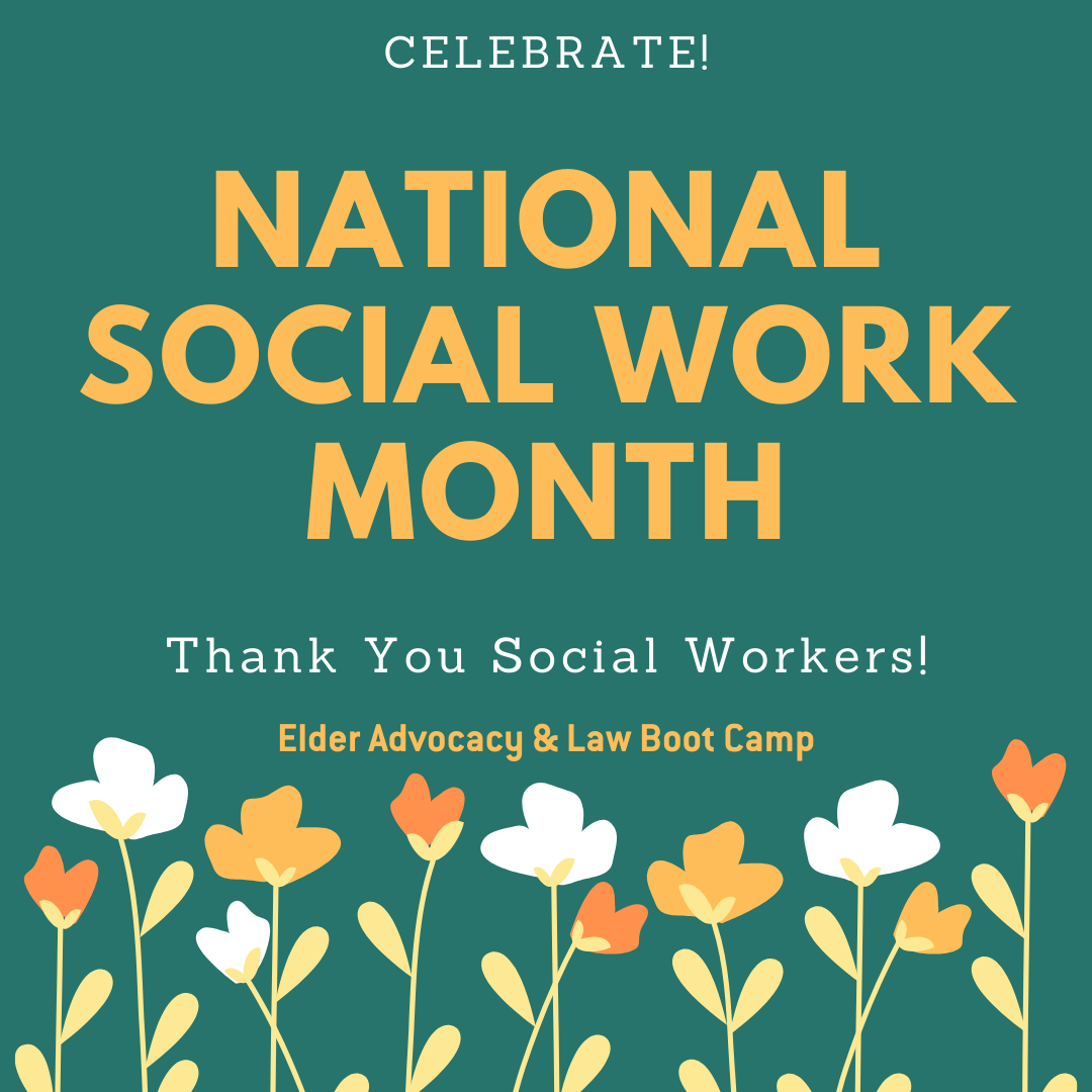 March is National Social Work Month, and we couldn't be more glad to