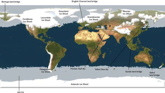 Historical maps : the last Ice Age : Planetary Visions Limited | Ice ...