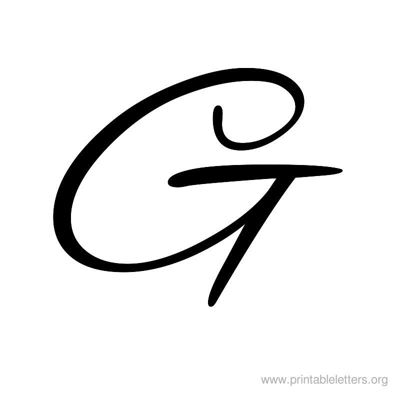 Letter G for Kids Printable Alphabet Letters Lettering alphabet