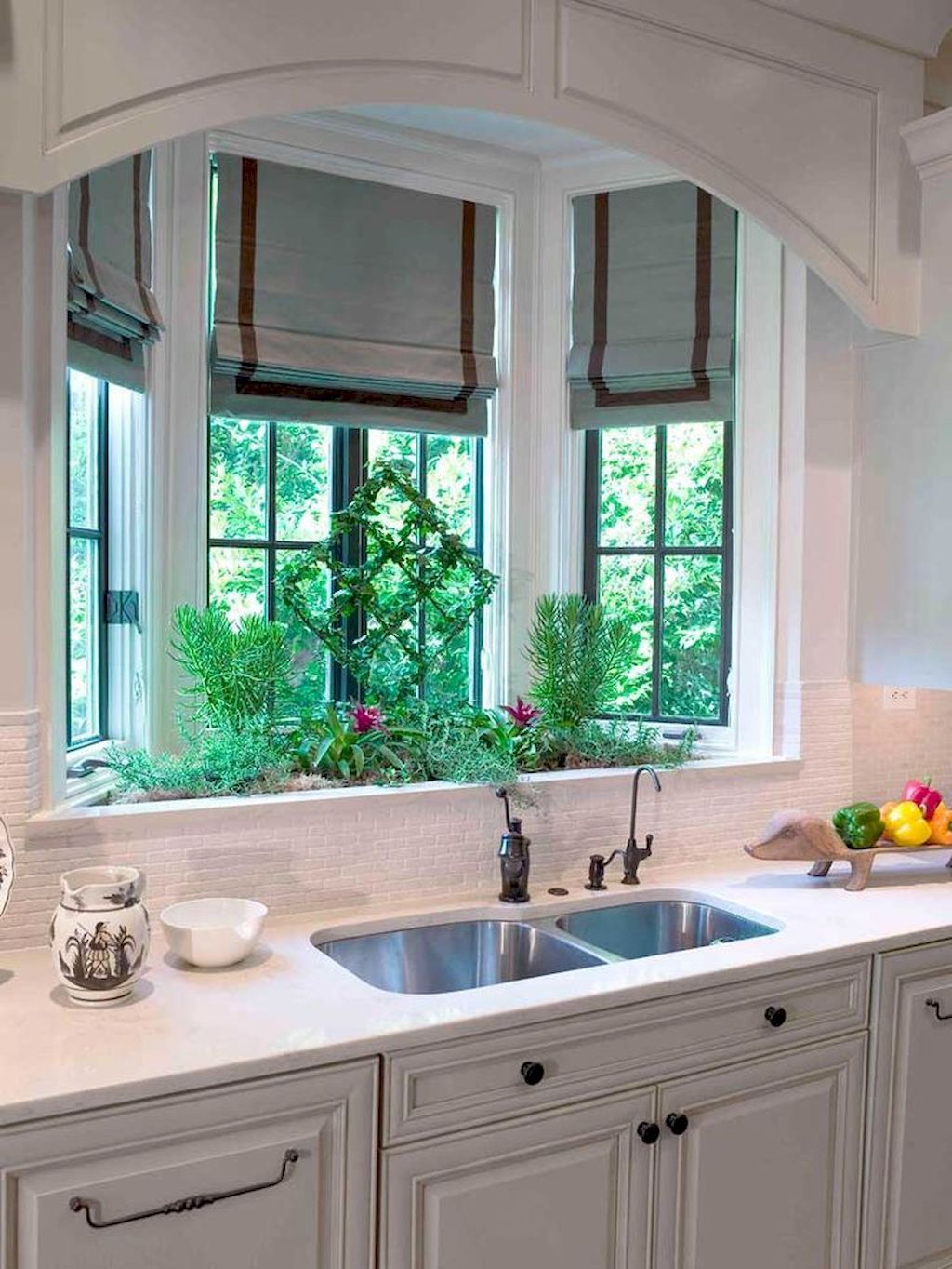 Kitchen Window Treatments Ideas For Less Kitchen window treatments