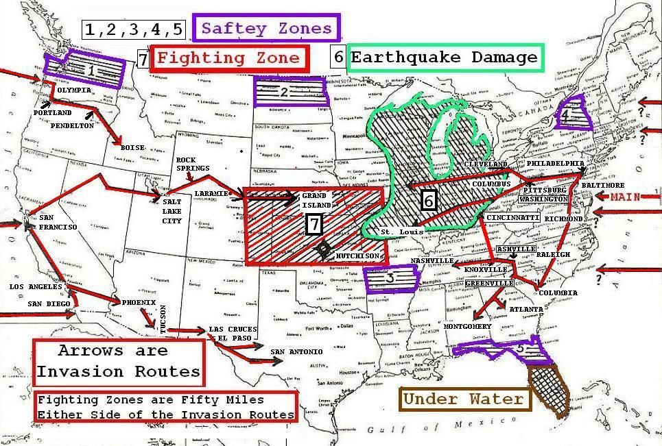 United States Fault Lines Maps 44F