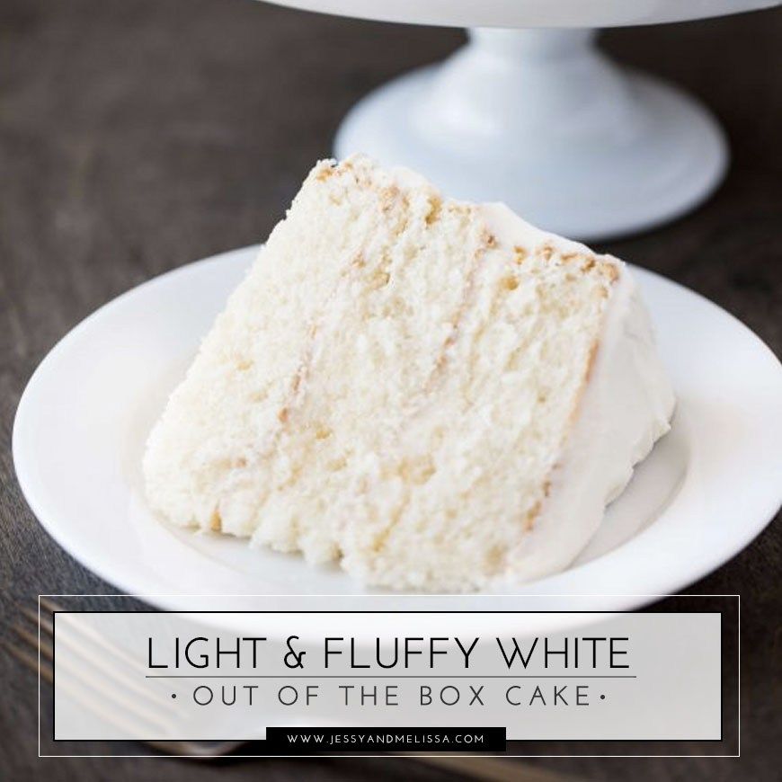 Light & Fluffy White Out of the Box Cake