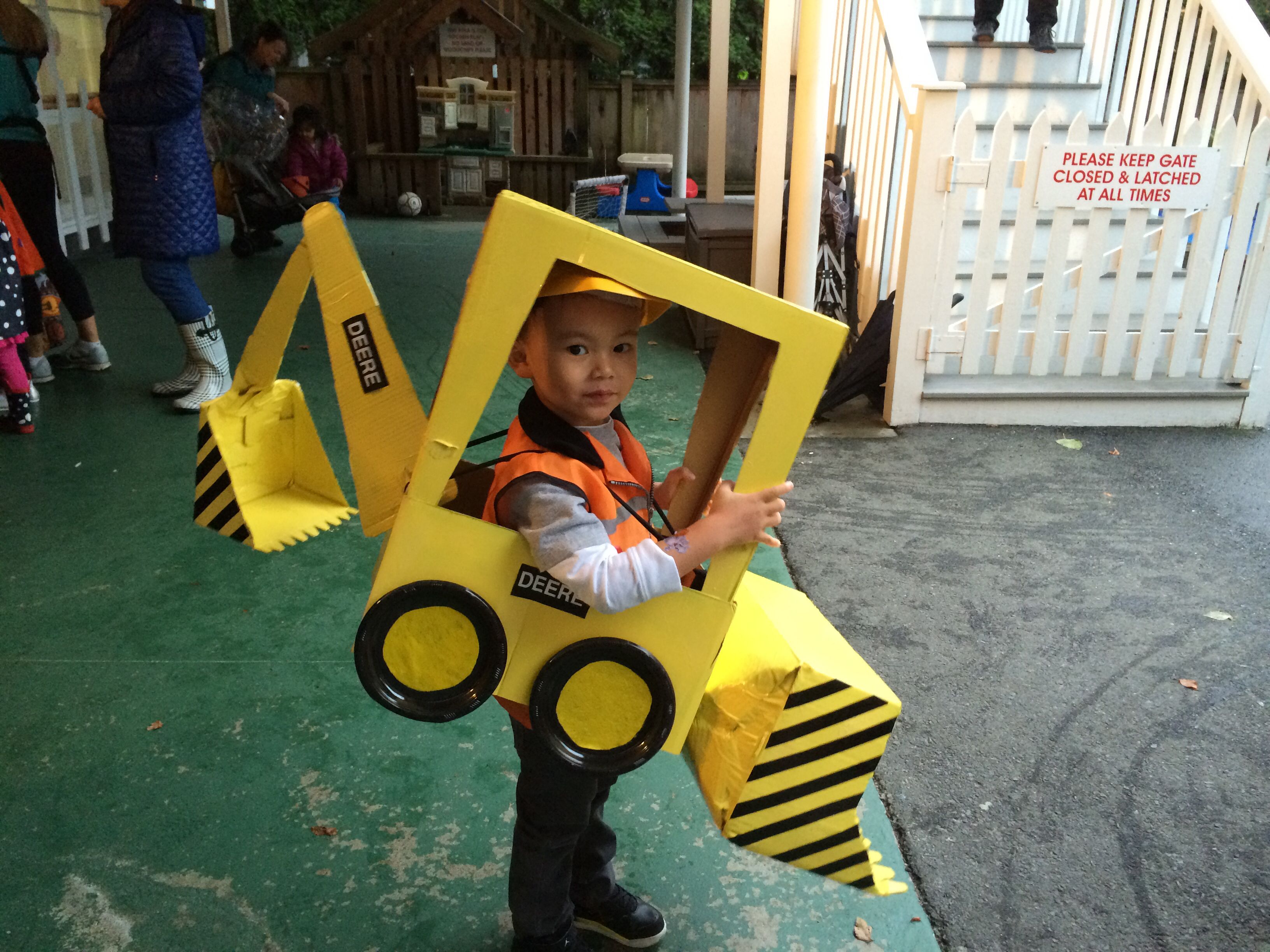 Excavator Costume For Toddler Excavator