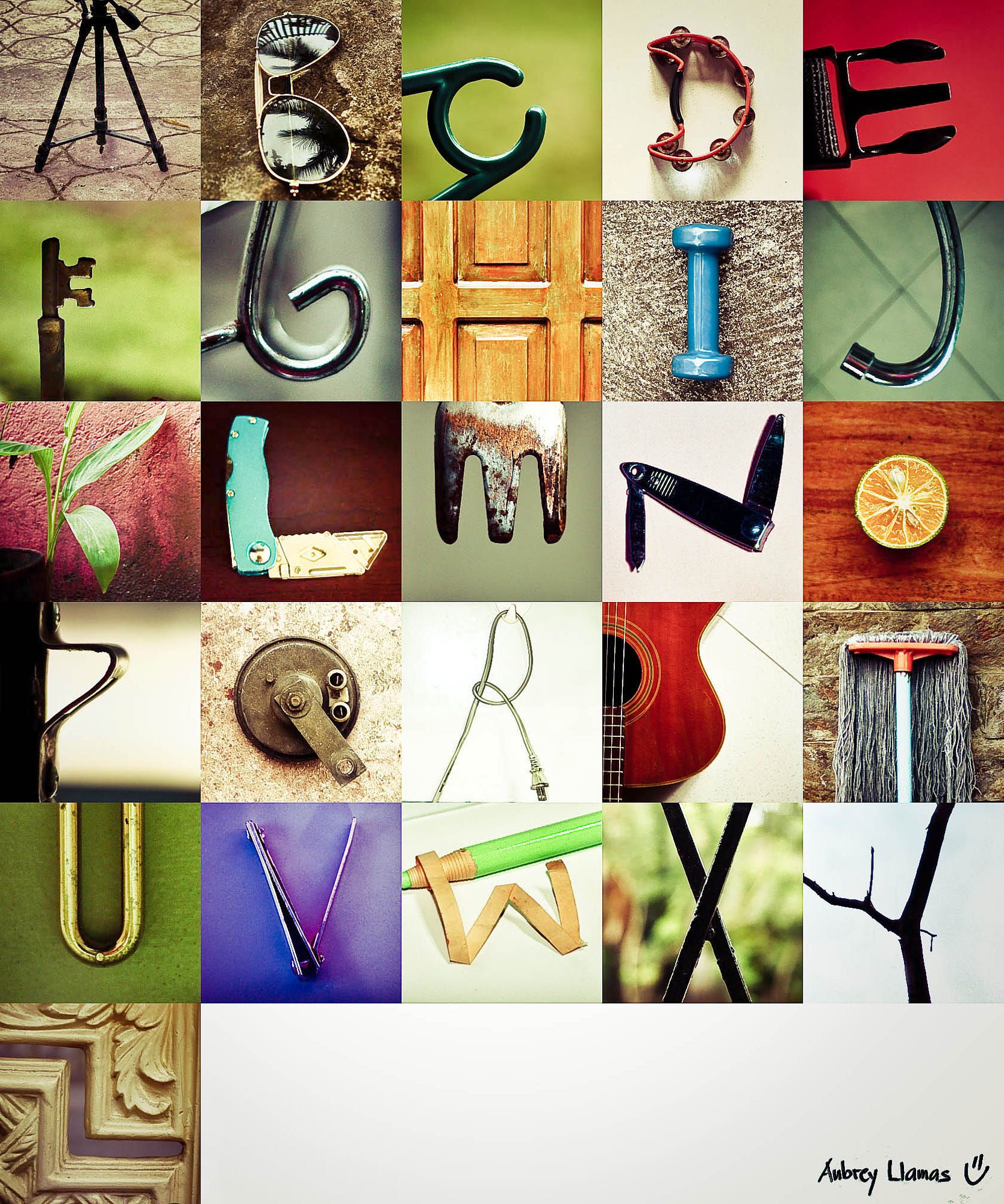 A-Z. The Alphabet Project by Aubrey Llamas | Alphabet photography ...