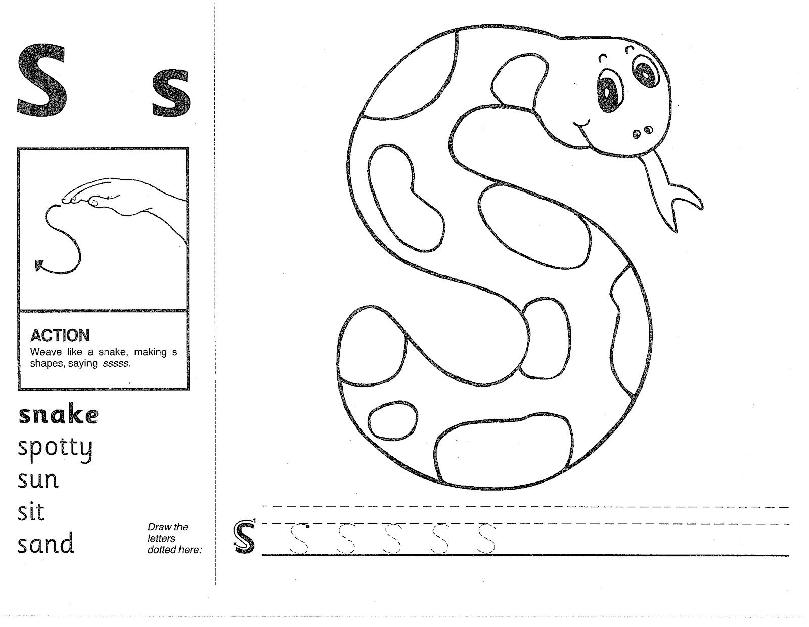 Jolly Phonics Worksheets