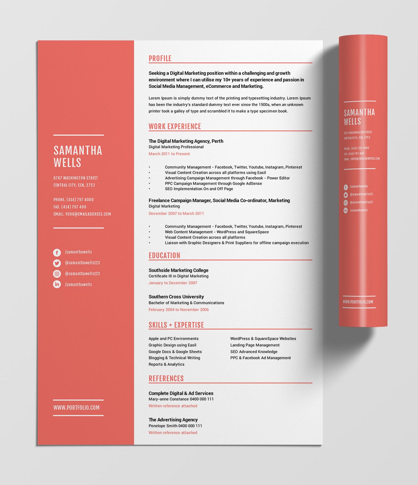 12 Best Free Resume Templates + Tips on how to stand out #resume #CV # ...